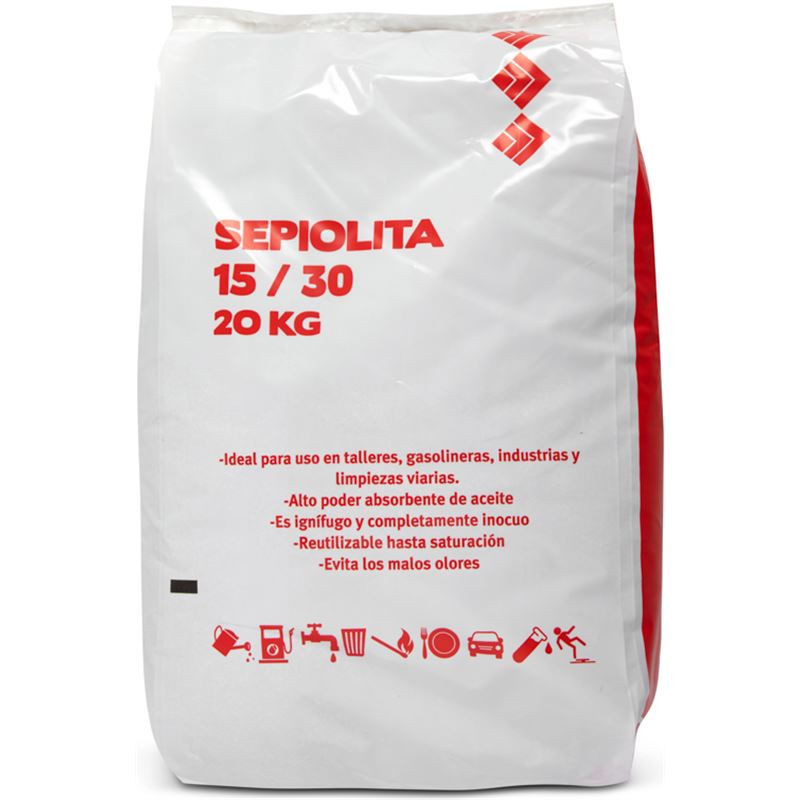 SEPIOLITE 15/30 - La palette de 50 sacs de 20 kg - Absorbant