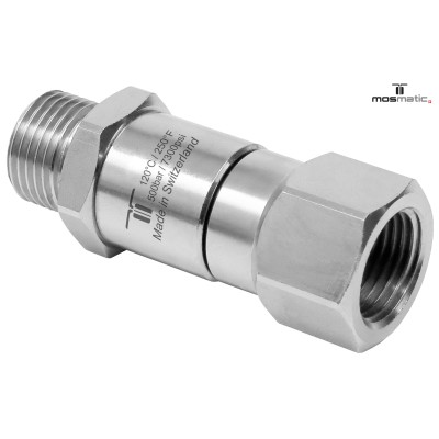 RACOR GIRATORIO RECTO DGVI-09 1/2M X 1/2H 500BAR RACOR GIRATORIO RECTO DGVI-09 1/2M X 1/2H 500BAR