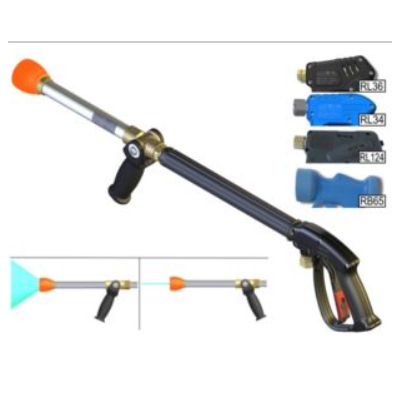 PISTOLA RB65 G1/2F + TU.INOX+GV 3-BOQ. 7mm PISTOLA RB65 G1/2F + TU.INOX+GV 3-BOQ. 7mm