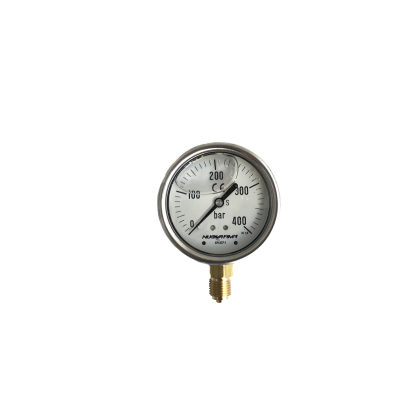 MANOMETRO 0-400 BAR D.63 RADIAL